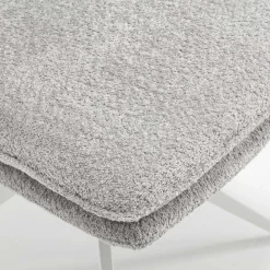 Outlet Esszimmer Drehstühle in Grau Boucle - Topra (2er Set) Stühle