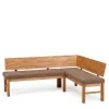 Best Esszimmer Eckbank aus Wildeiche & Microfaser - Virds Sitzbank