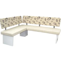 Best Esszimmer Eckbank in Beigegrau und Weiß - Montuna Sitzbank