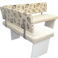 Best Esszimmer Eckbank in Beigegrau und Weiß - Montuna Sitzbank