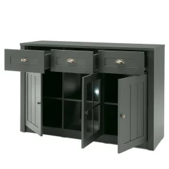 Best Esszimmer Möbel Set in Dunkelgrün - Niestov (vierteilig) Wohnwände