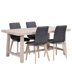 Sale Esszimmer 4-Personen Gruppe White Wash - Dioca (fünfteilig) Sitzgruppe