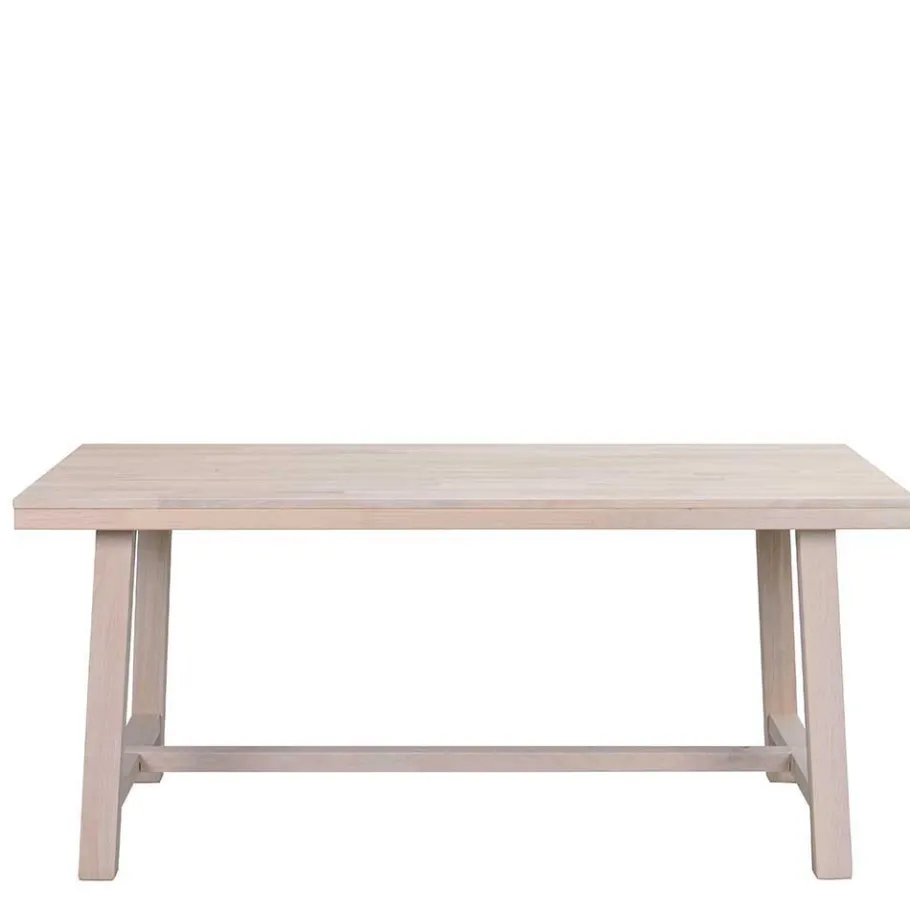 Sale Esszimmer 4-Personen Gruppe White Wash - Dioca (fünfteilig) Sitzgruppe