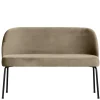 Sale Esszimmer Polsterbank in Khaki Samt - Cuba Sitzbank