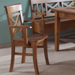 Sale Esszimmer Sitzecke Bistrita in Bernsteinfarben (fünfteilig) Sitzgruppe