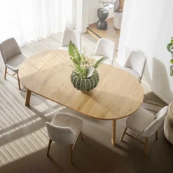 Outlet Esszimmer Sitzgruppe im Scandi Chic - Rascilda (siebenteilig) Sitzgruppe