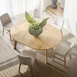 Outlet Esszimmer Sitzgruppe im Scandi Chic - Rascilda (siebenteilig) Sitzgruppe