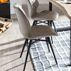 Sale Esszimmer Tischgruppe mit 4 Stühlen - Tilveta I (fünfteilig) Sitzgruppe