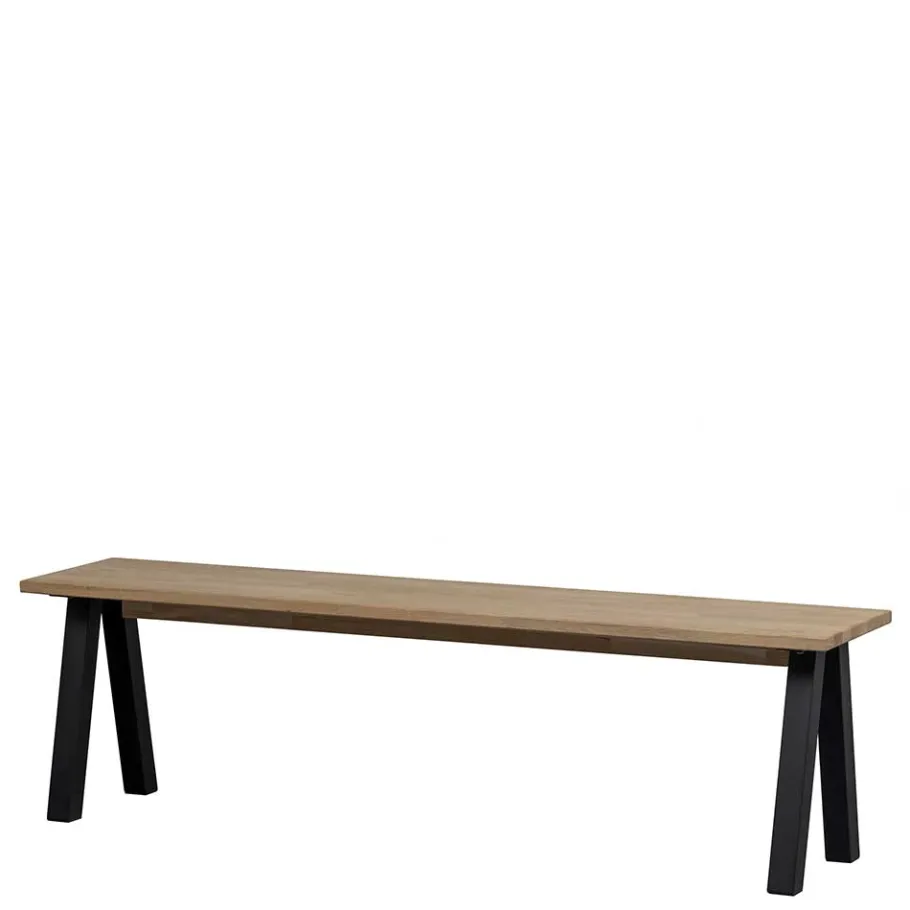 Best Esszimmerbank aus Eiche und Metall - Besi Sitzbank