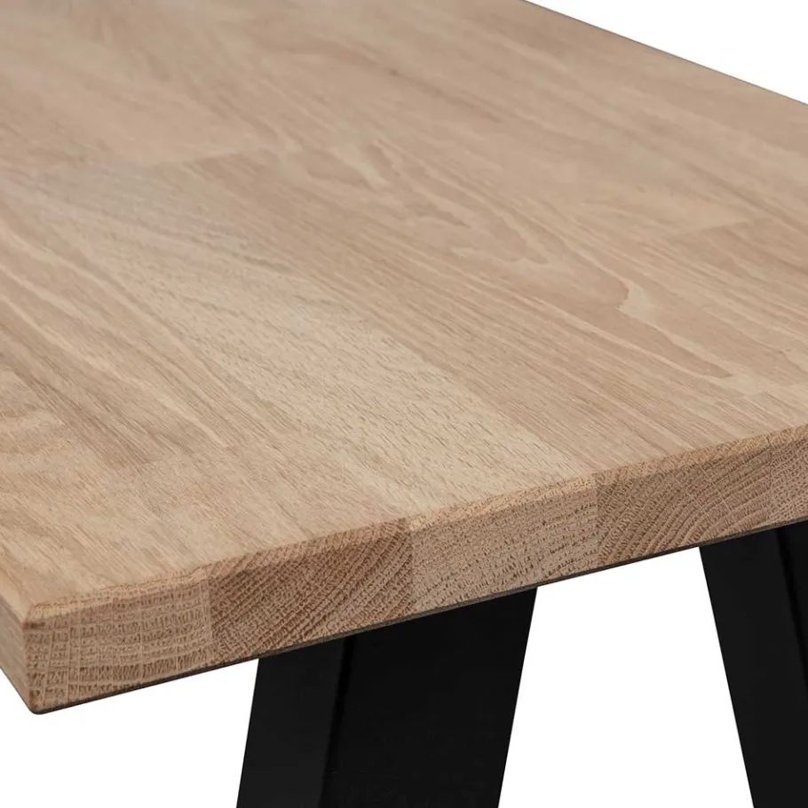 Best Esszimmerbank aus Eiche und Metall - Besi Sitzbank