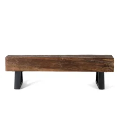 Sale Esszimmerbank aus Recyclingholz Balken - Evinele Sitzbank