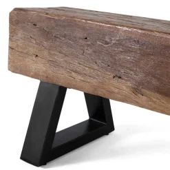 Sale Esszimmerbank aus Recyclingholz Balken - Evinele Sitzbank