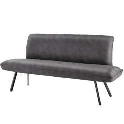 Best Esszimmerbank in Dunkelgrau Microfaser - Aturin Sitzbank