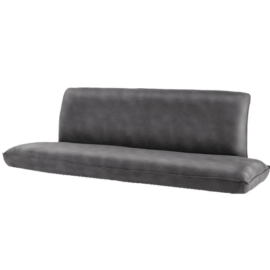 Best Esszimmerbank in Dunkelgrau Microfaser - Aturin Sitzbank