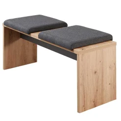 Sale Esszimmerbank in Wildeiche & Dunkelgrau - Kuetra Sitzbank