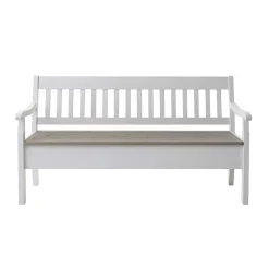 Sale Esszimmerbank Ovidos in Weiß Grau Sitzbank