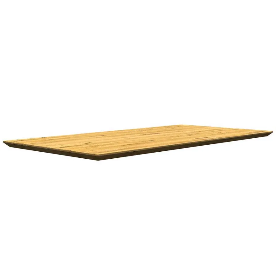 Outlet Esszimmertisch mit Schweizer Kante Eiche massiv - Jessen Tische