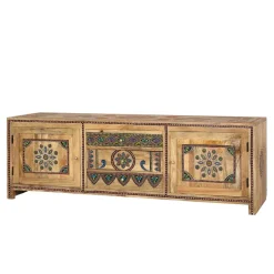 Sale Ethno Style TV Kommode mit farbenfrohen Ornamenten - Azua Tv & Hifi-Möbel|Lowboards