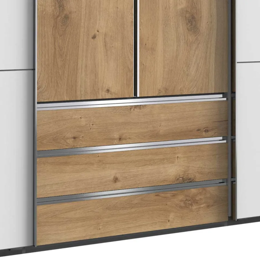 New Extravaganter Schlafzimmerschrank zweifarbig - Stufania Kleiderschränke|Schränke