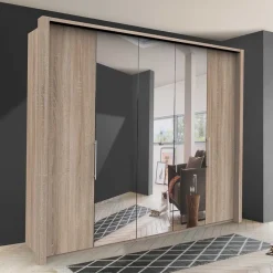 Sale Falttüren Kleiderschrank mit Spiegel - Zayun Kleiderschränke