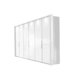 Outlet Falttüren Schlafzimmerschrank Donpiave in Weiß Kleiderschränke|Schränke