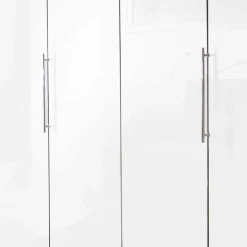 Outlet Falttüren Schlafzimmerschrank Donpiave in Weiß Kleiderschränke|Schränke