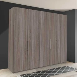 Best Falttürenschrank foliert in Holzoptik - Crenba Kleiderschränke