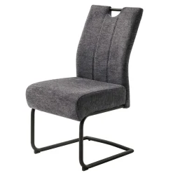 Clearance Federkern Polsterstühle mit Schwingfuß - Sanjuas (2er Set) Sessel