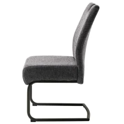 Clearance Federkern Polsterstühle mit Schwingfuß - Sanjuas (2er Set) Sessel