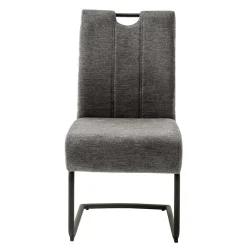 Clearance Federkern Polsterstühle mit Schwingfuß - Sanjuas (2er Set) Sessel