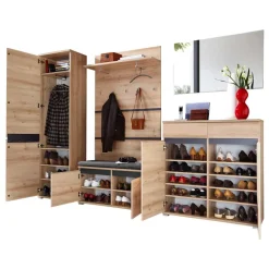 Best Flurmöbel Set Curelino in Buche (sechsteilig) Garderoben