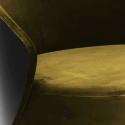 Best Frei stellbarer Velours Sessel in Gold Gelb - Durense Sessel