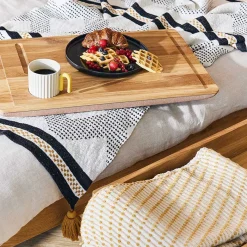 Outlet Funktionelle Schlafzimmerbank aus Wildeiche - Laida Sitzbank