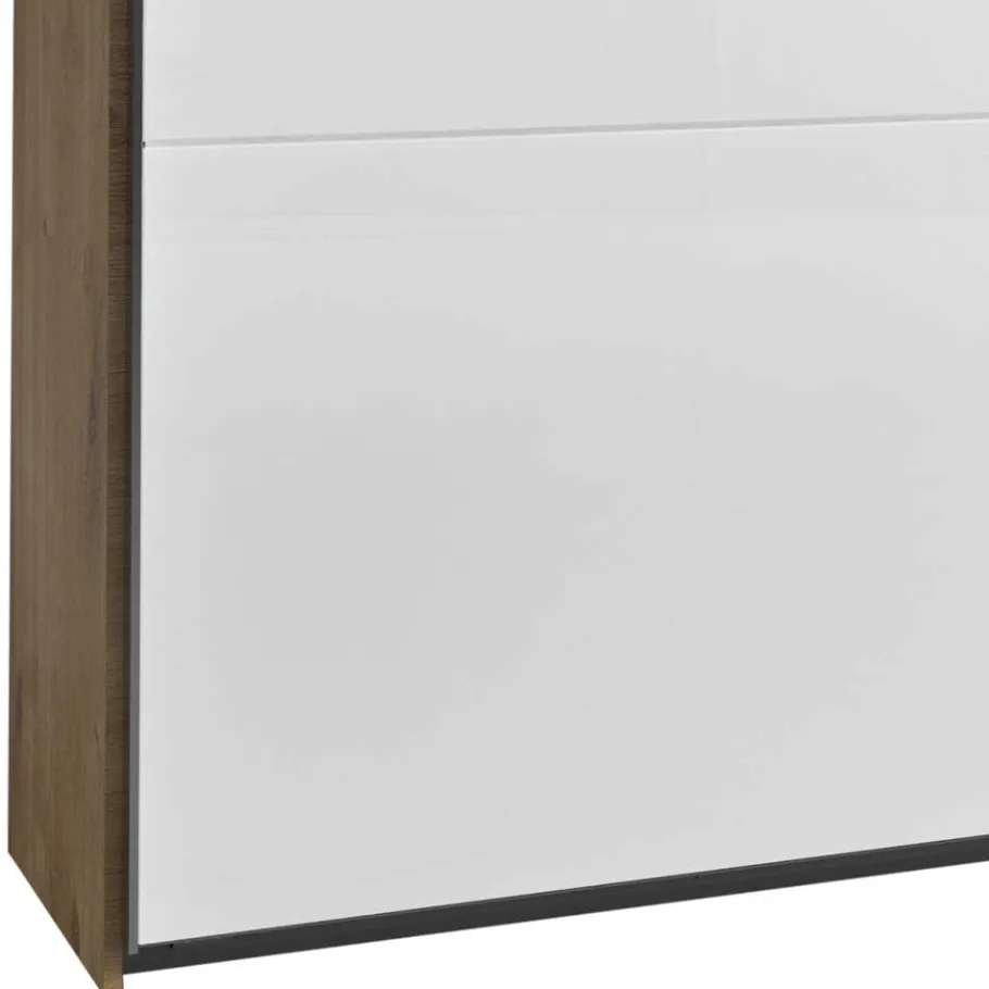 Funktioneller Kleiderschrank mit Dreh- & Schiebetüren - Stufania Kleiderschränke