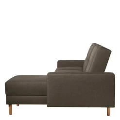 Best Funktionsecksofa in Braun mit Erle - Iljona (zweiteilig) Betten|Sofas