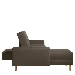 Best Funktionsecksofa in Braun mit Erle - Iljona (zweiteilig) Betten|Sofas