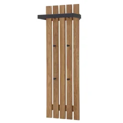 Best Garderobe aus Eichenholz und Metall - Gangizo Garderoben