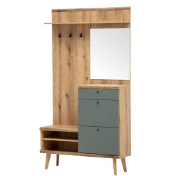 Sale Garderobe und Highboard Set - Oliva (zweiteilig) Garderoben