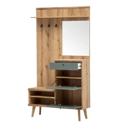 Sale Garderobe und Highboard Set - Oliva (zweiteilig) Garderoben