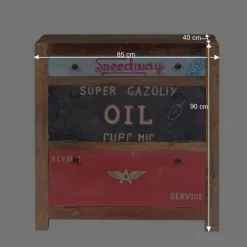 Outlet Garderoben Kombination Creek im Vintage Look (sechsteilig) Garderoben