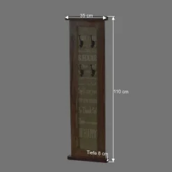 Outlet Garderoben Kombination Creek im Vintage Look (sechsteilig) Garderoben