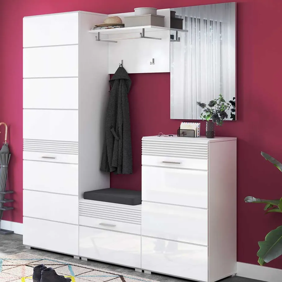 Best Garderobenmöbel Block Set - Sumatra (fünfteilig) Garderoben