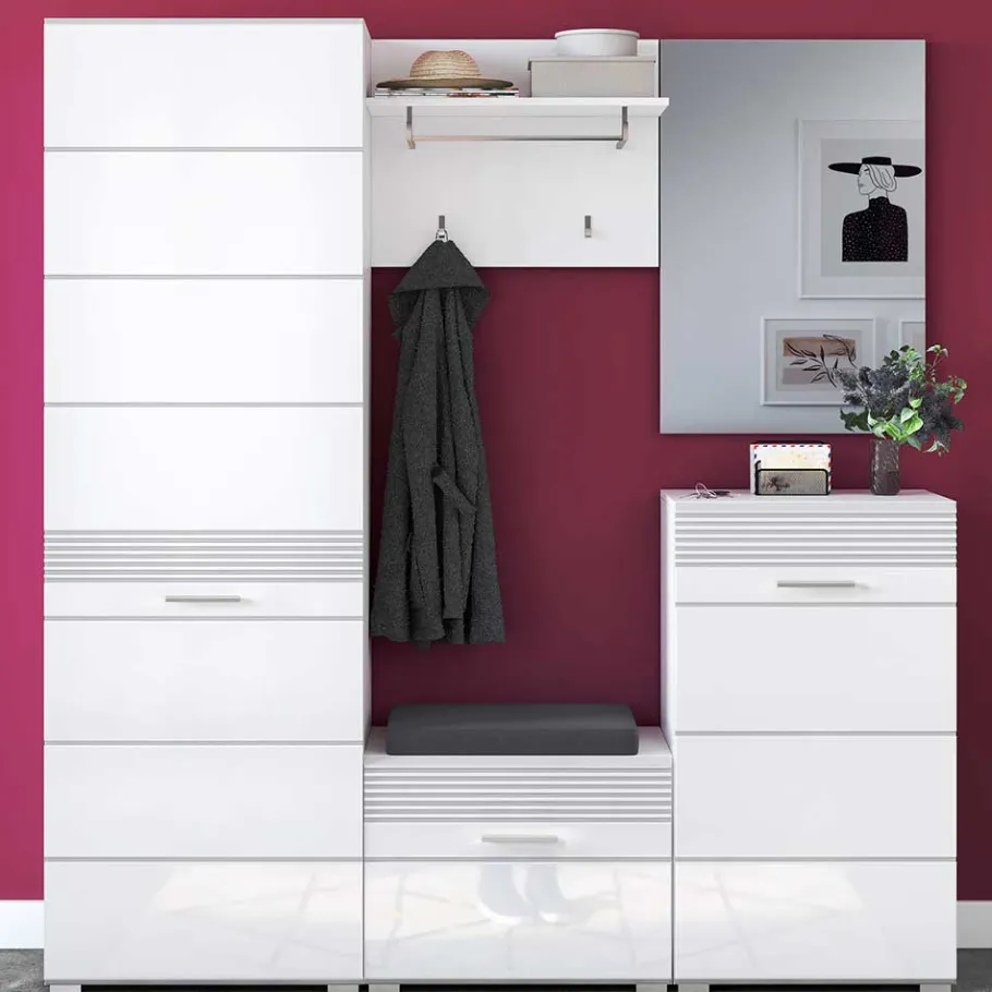 Best Garderobenmöbel Block Set - Sumatra (fünfteilig) Garderoben