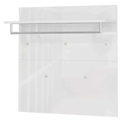 Sale Garderobenpaneel in Weiß mit Glasbeschichtung - Kofi Garderoben