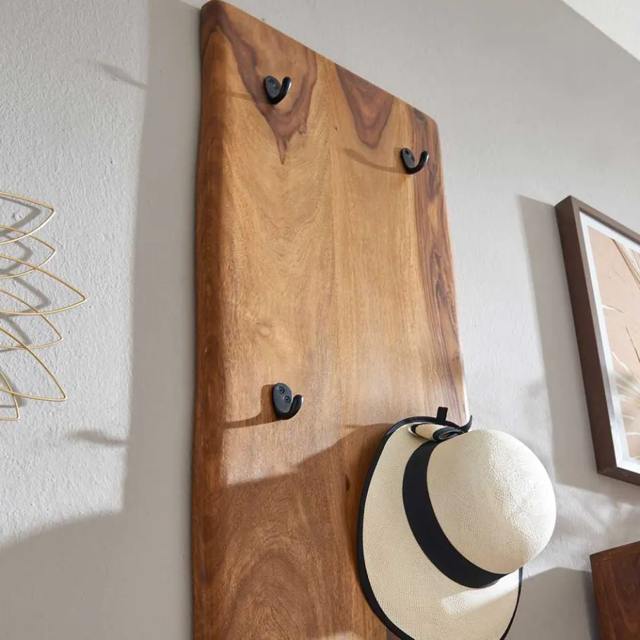 Best Garderobenpaneel massiv im rustikalen Stil - Elmin Garderoben