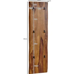 Best Garderobenpaneel massiv im rustikalen Stil - Elmin Garderoben