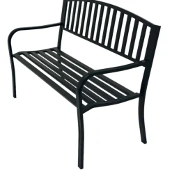 Best Garten Metallbank in Schwarz - Canpur Sitzbank