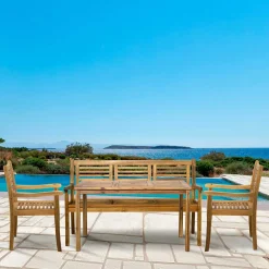 Best Garten Sitzgruppe mit Bank - Xose (vierteilig) Sitzgruppe