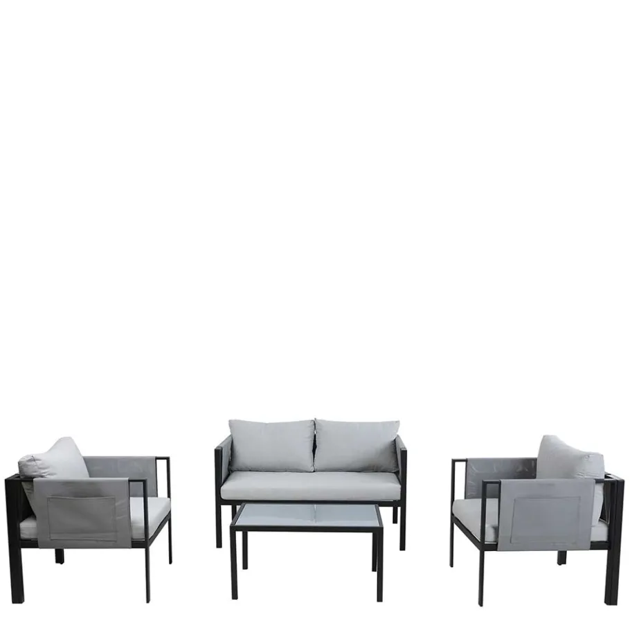 Sale Garten Sofa & Sessel & Sofatisch - Seymean (vierteilig) Sitzgruppe