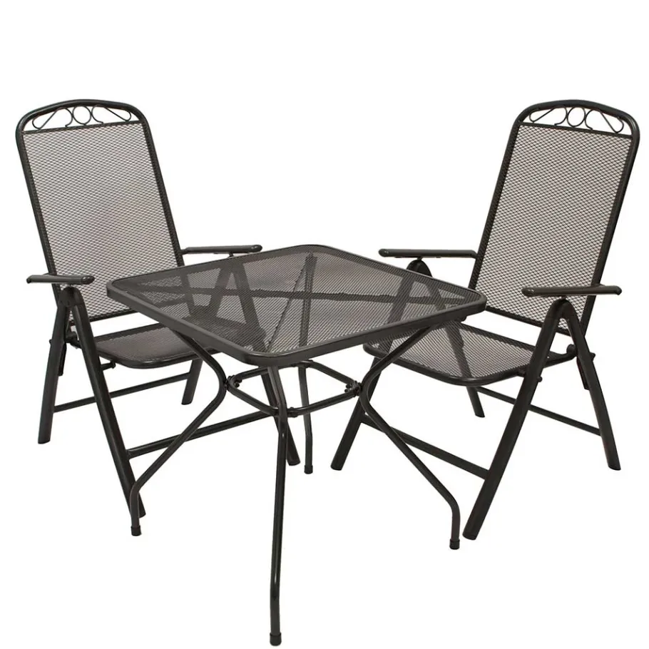 Sale Garten Tisch & zwei Klappsessel - Citro (dreiteilig) Sitzgruppe